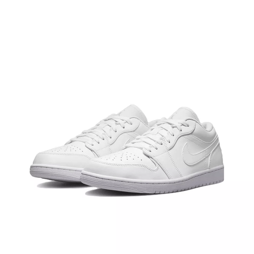 Aj1 low sales triple white