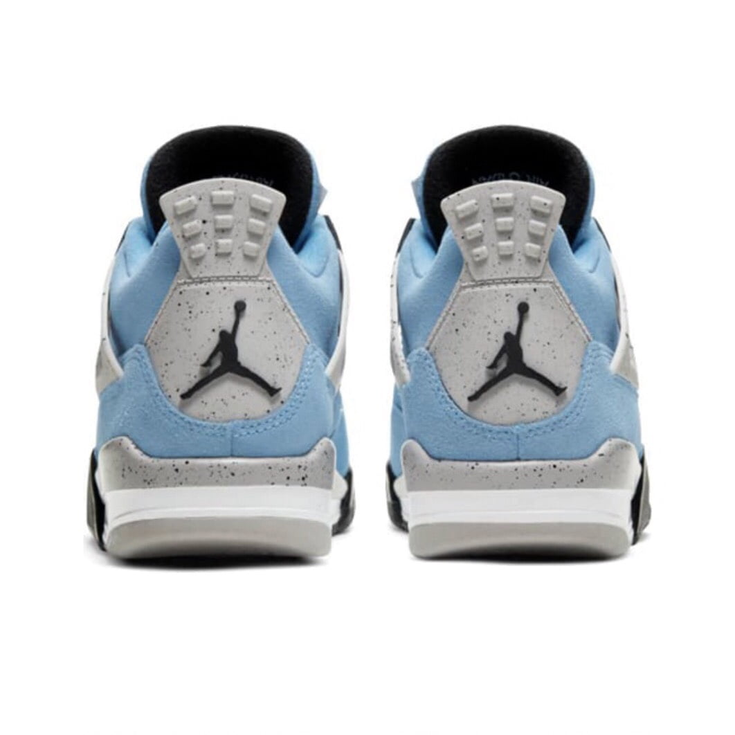 Air jordan 4 blue and sale black