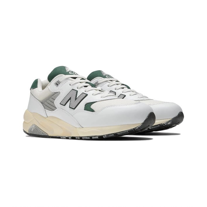 New Balance 580 'White and Nightwatch Green' - MT580RCA