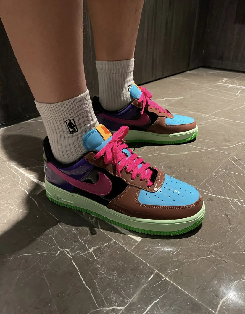 Nike Air Force 1 Low Undefeated Pink Prime Shoes DV5255 - 200
